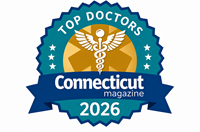Connecticut Magazine Top Doctors 2026 award badge Westport CT physician